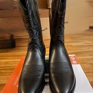 Ariat Black Western Leather Boots
